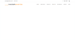 Desktop Screenshot of neotekevents.com